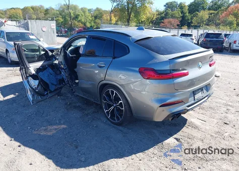 2021 BMW X4 M из США, поврежденный, VIN 5YMUJ0C00M9F78234